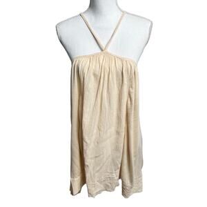 URBAN OUTFITTERS WOMEN TANK TOP OR COVER UP IVORY SIZE MEDIUM BRAND NEW